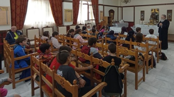 Μαθητές από το Δημοτικό Σχολείο Αφρατίου επισκέφτηκαν την Μητρόπολη Χαλκίδος