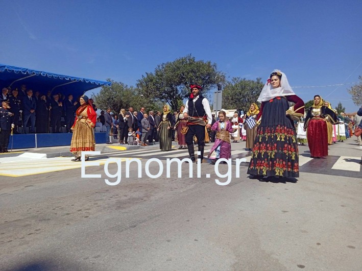 ΧΑΛΚΙΔΑ 25η ΜΑΡΤΙΟΥ: Η παρέλαση των συλλόγων