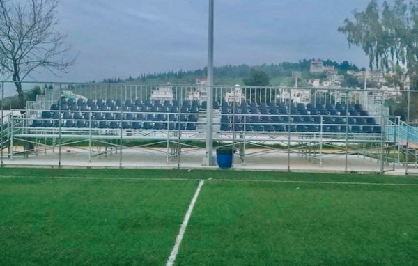 ΧΑΛΚΙΔΑ: Νέα κερκίδα απέκτησε το γήπεδο ποδοσφαίρου στο Πάρκο του Λαού