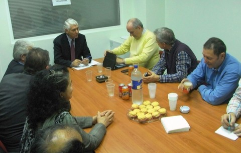 Συνάντηση του Τέρενς Κουίκ με τον Σπύρο Νικολάου