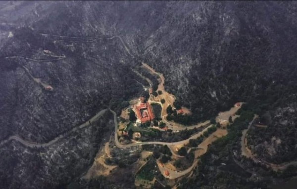 ΦΩΤΙΑ-ΕΥΒΟΙΑ: Αυτή είναι η εικόνα της Μονής Οσίου Δαυίδ σήμερα