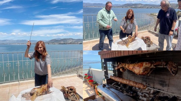 ΧΑΛΚΙΔΑ: Η Τζοβάννα με την χατζάρα τεμάχισε μόνη της τον οβελία