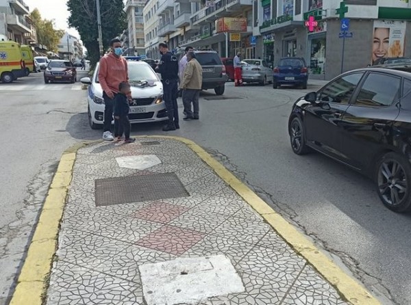 ΧΑΛΚΙΔΑ: Τροχαίο ατύχημα μπροστά στο Μουσείο, στη λεωφόρο Βενιζέλου