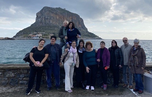 Μέλη του Ερυθρού Σταυρού Χαλκίδας πήγαν εκδρομή στο Μυστρά και την Μονεμβασιά