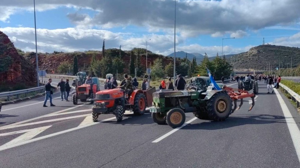 Αγρότες: Οριστικό το τετραήμερο μπλακ άουτ στην Εθνική Αθηνών-Λαμίας... Πώς γίνονται οι εκτροπές στο Κάστρο Βοιωτίας