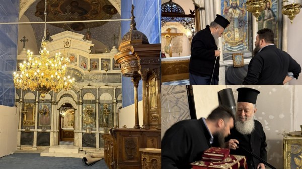 ΧΑΛΚΙΔΑ: Πυρετώδεις προετοιμασίες στην Αγία Παρασκευή για τη Χριστουγεννιάτικη Θεία Λειτουργία