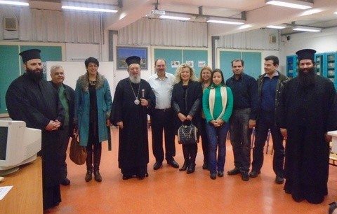 Ο Μητροπολίτης στο Εσπερινό Λύκειο Χαλκίδας