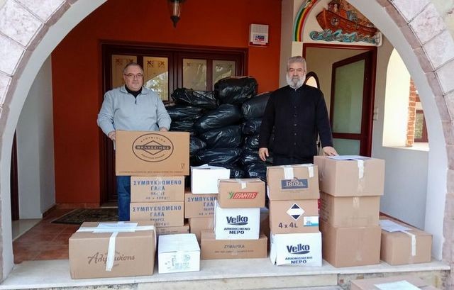ΧΑΛΚΙΔΑ: Ανθρωπιστική βοήθεια από την Ενορία Αγίου Νικολάου