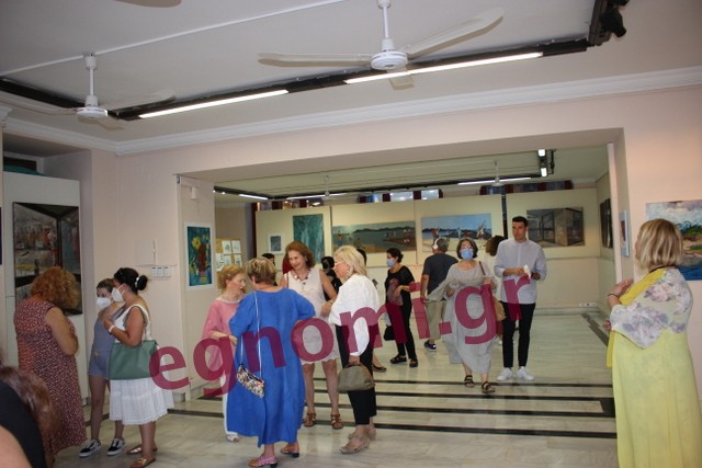 Εγκαινιάστηκε η έκθεση του Εργαστηρίου Τέχνης Χαλκίδας