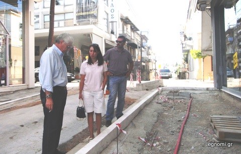 Ο Δήμαρχος επιθεώρησε τα έργα