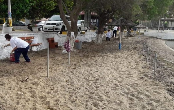 Εθελοντικός καθαρισμός σε παραλίες στο Ληλάντιο