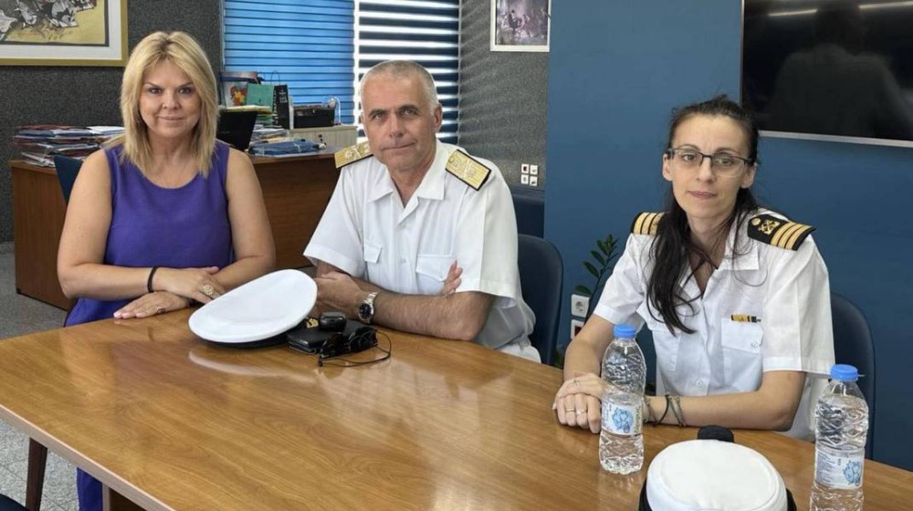 ΧΑΛΚΙΔΑ: Η Δήμαρχος συναντήθηκε με στελέχη του Λιμενικού Σώματος