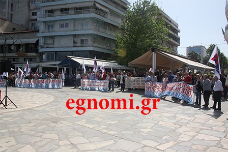 ΕΡΓΑΤΙΚΗ ΠΡΩΤΟΜΑΓΙΑ 2018 - ΧΑΛΚΙΔΑ: Στην παραλία η συγκέντρωση του ΠΑΜΕ