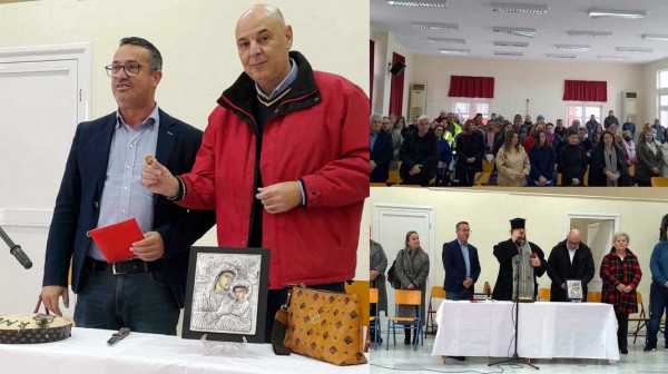 ΔΗΜΟΣ ΕΡΕΤΡΙΑΣ: Ο Νίκος Σακκής ήταν ο τυχερός στην κοπή της πίτας