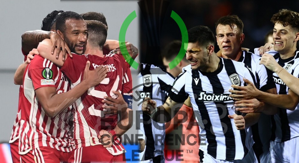 CONFERENCE LEAGUE: Οι αντίπαλοι Ολυμπιακού και ΠΑΟΚ και οι ώρες των αγώνων