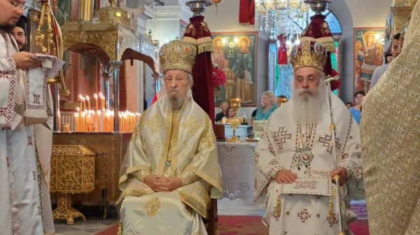 Στον Κοσμά Κυνουρίας ο Μητροπολίτης Καρυστίας Σεραφείμ για τη γιορτή των Αγίων Αναργύρων