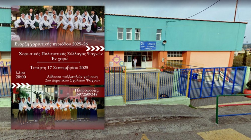 Μαθήματα χορού στο 2ο Δημοτικό Σχολείο Ψαχνών
