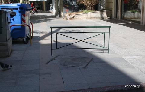 Έκλεισαν από παντού το πάρκινγκ στην αρχή της Αβάντων