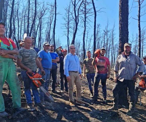 Ο Σίμος Κεδίκογλου επισκέφτηκε Στροφυλλιά, Μουρτιά, Αγ. Άννα, Μηλιές και Κρυονερίτη