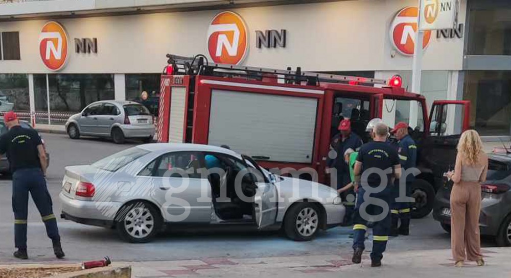 ΧΑΛΚΙΔΑ: Έπιασε φωτιά σε αυτοκίνητο στην Χαϊνά