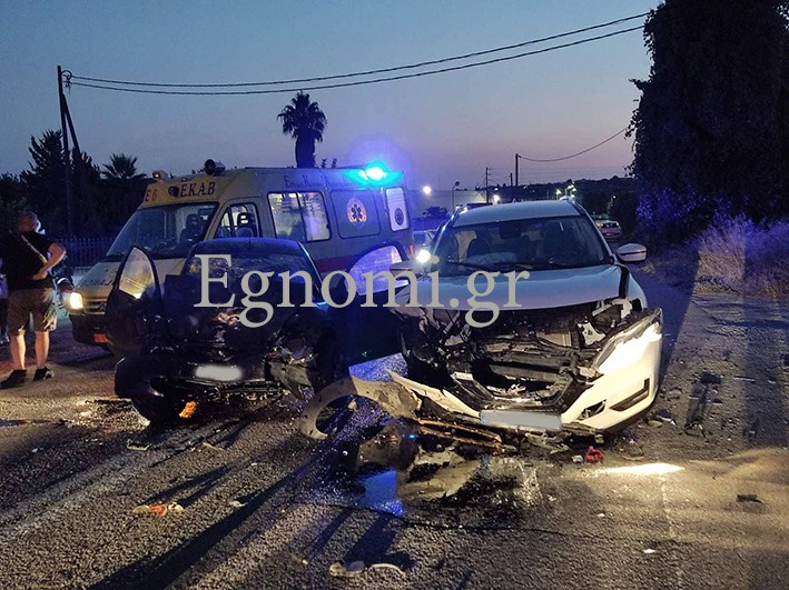 ΓΛΥΦΑ ΧΑΛΚΙΔΑΣ: Σφοδρή ατύχημα με μετωπική τα ξημερώματα της Κυριακής