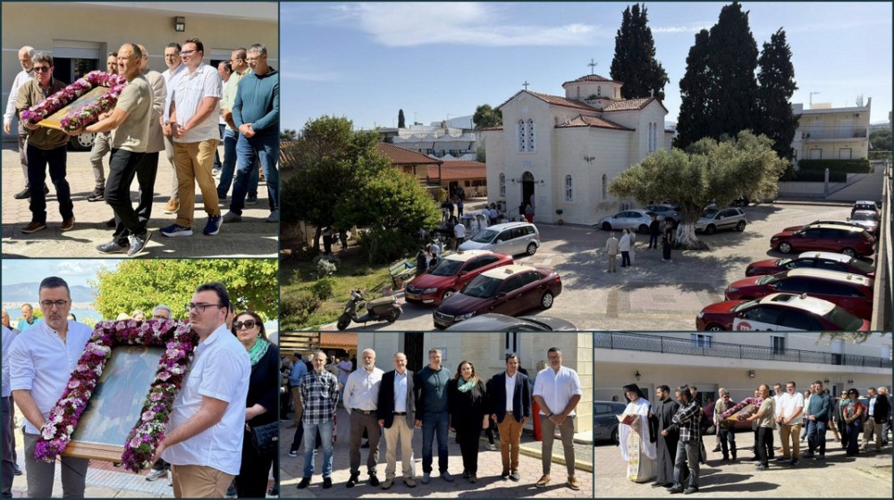 ΧΑΛΚΙΔΑ: Οι ταξιτζήδες τίμησαν τον Άγιο Χριστόφορο στην Έξω Παναγίτσα