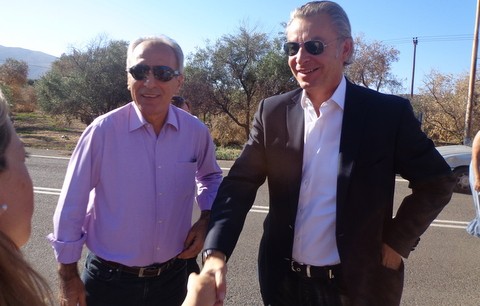 Ήρθε στη Βοιωτία και μοίρασε υποσχέσεις ο υπουργός Αγροτικής Ανάπτυξης