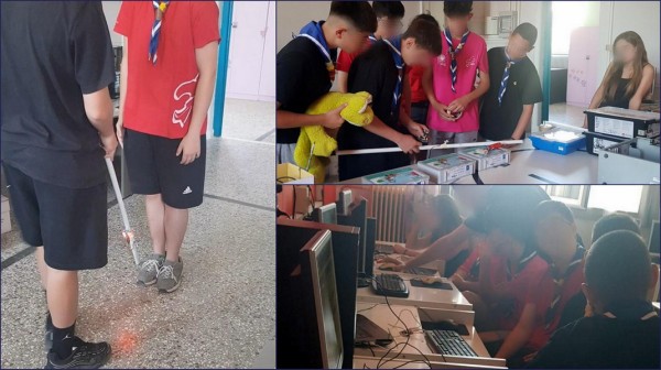 ΓΥΜΝΑΣΙΟ ΨΑΧΝΩΝ: Μαθητές κατασκεύασαν .. έξυπνο μπαστούνι για άτομα με προβλήματα όρασης