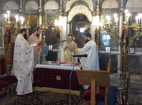 Αρχαιοπρεπής θεία λειτουργία στην Αγία Παρασκευή
