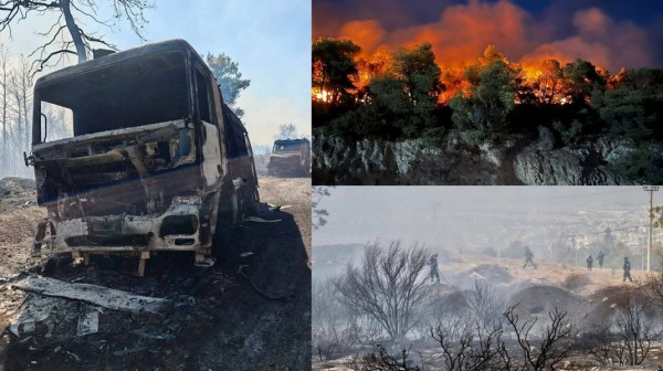 ΠΟΓΕΔΥ: Οι συνδικαλιστές είδαν ότι λειτούργησαν οι αντιπυρικές ζώνες του Antinero στην Εύβοια