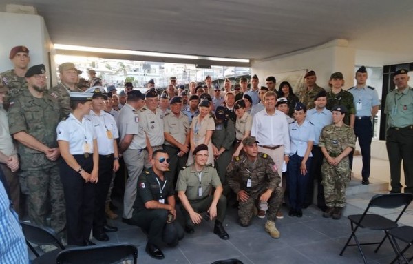 ΧΑΛΚΙΔΑ: Ο Μπάμπης Σφέτσας παρουσίασε το φαινόμενο της Παλίρροιας σε 85 αξιωματικούς από 19 χώρες της υφηλίου