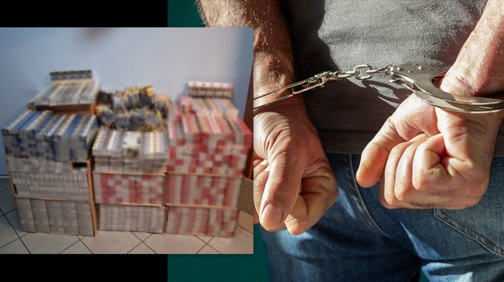 ΧΑΛΚΙΔΑ: Έκρυβε λαθραία τσιγάρα και καπνό σε αποθήκη