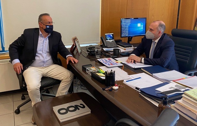Ο Ζεμπίλης επισκέφτηκε τον υφυπουργό Υποδομών