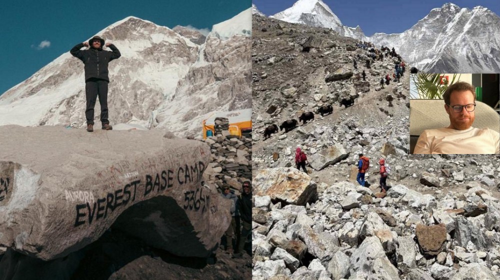 Ο Ευβοιώτης Σπύρος Βαβουλιώτης ανέβηκε στο Έβερεστ