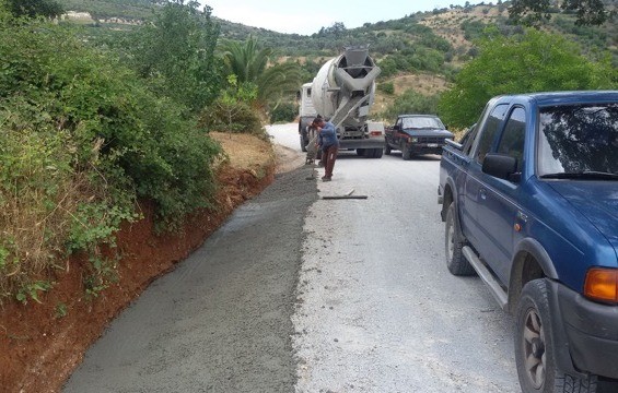 Προχωράνε δύο έργα οδοποιίας στο Δήμο Κύμης - Αλιβερίου