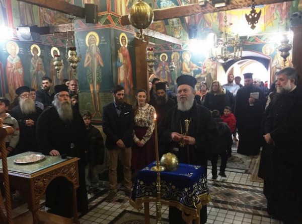 Στη Μονή Οσίου Δαυίδ ο Μητροπολίτης κ. Χρυσόστομος