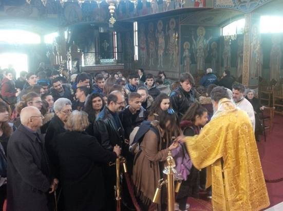 Θεία Λειτουργία για τους μαθητές του Λυκείου Αρτάκης