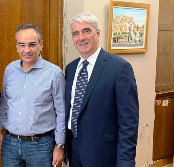 Ο Κεδίκογλου συζήτησε σειρά θεμάτων για την Εύβοια με τον Υφυπουργό Υγείας