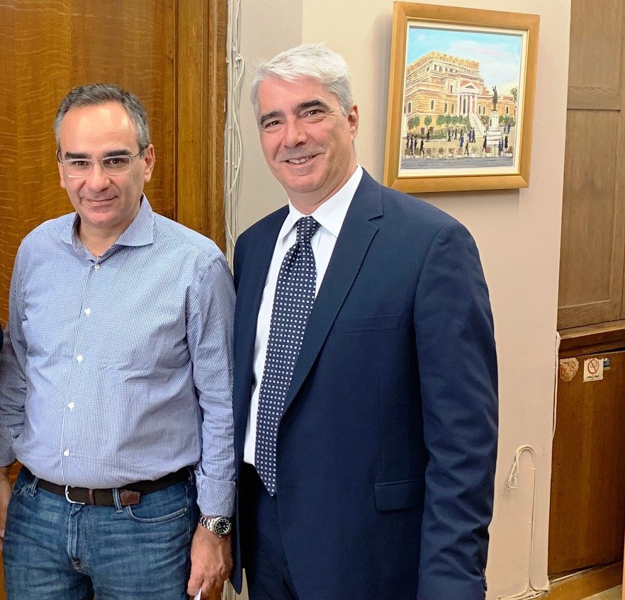 Ο Κεδίκογλου συζήτησε σειρά θεμάτων για την Εύβοια με τον Υφυπουργό Υγείας