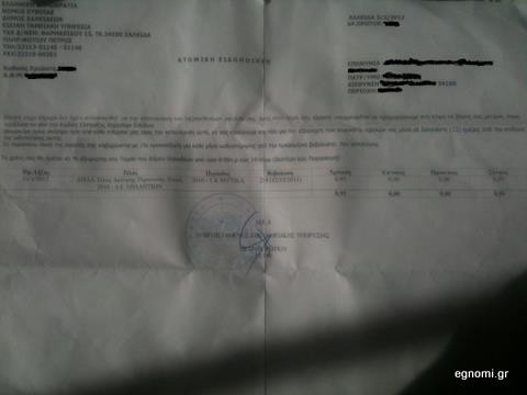 Το ...τρομερό ποσό των 95 λεπτών χρωστάει δημότης στο Δήμο Χαλκιδέων