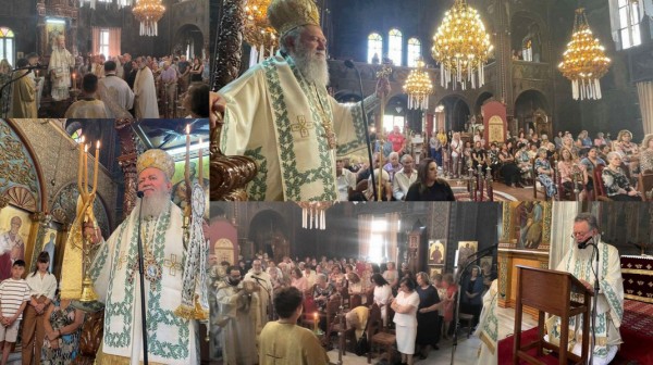 ΧΑΛΚΙΔΑ: Στο ναό του Αγίου Ταξιάρχη ο Μητροπολίτης την Κυριακή της Πεντηκοστής