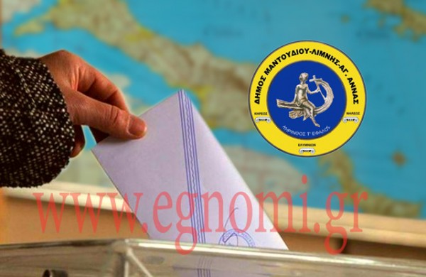 ΑΠΟΤΕΛΕΣΜΑΤΑ ΕΘΝΙΚΕΣ ΕΚΛΟΓΕΣ ΔΗΜΟΣ ΜΑΝΤΟΥΔΙΟΥ- ΛΙΜΝΗΣ - ΑΓΙΑΣ ΑΝΝΑΣ