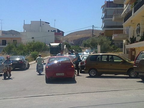 Τροχαίο με υλικές ζημιές στη Μεγάλου Αλεξάνδρου