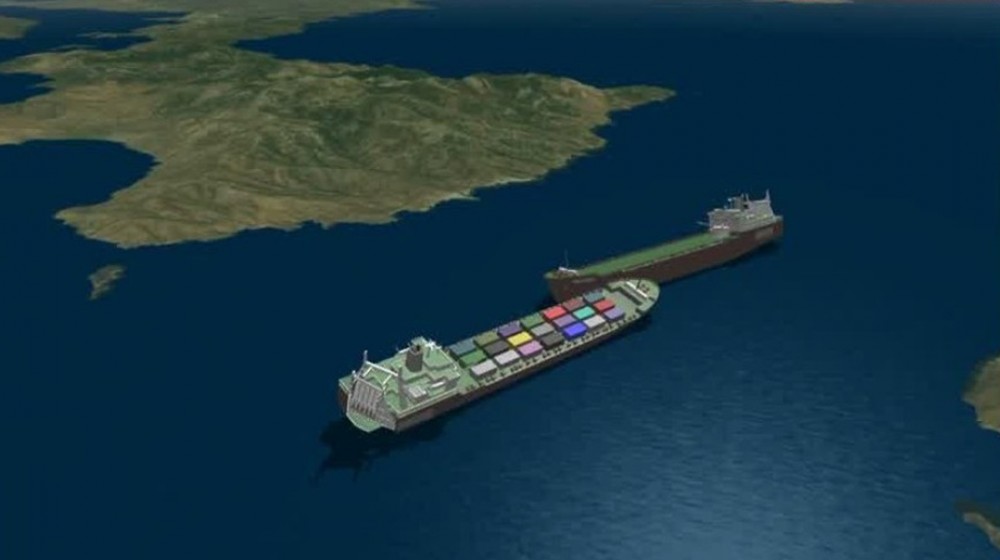 ΚΑΡΥΣΤΟΣ: Συγκρούστηκε δεξαμενόπλοιο με φορτηγό πλοίο στο στενό του Καφηρέα