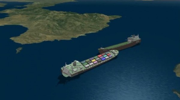 ΚΑΡΥΣΤΟΣ: Συγκρούστηκε δεξαμενόπλοιο με φορτηγό πλοίο στο στενό του Καφηρέα