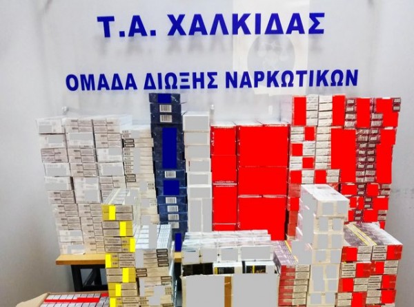 ΧΑΛΚΙΔΑ: Συνελήφθη 30χρονος με λαθραίο καπνό και τσιγάρα