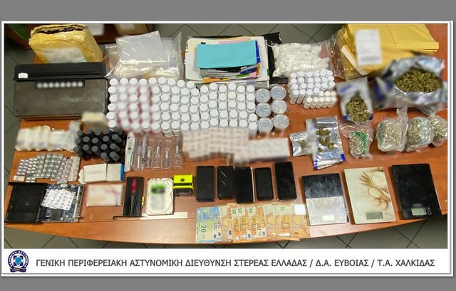 ΧΑΛΚΙΔΑ: Εξαρθρώθηκε κύκλωμα διακίνησης ναρκωτικών και αναβολικών ουσιών