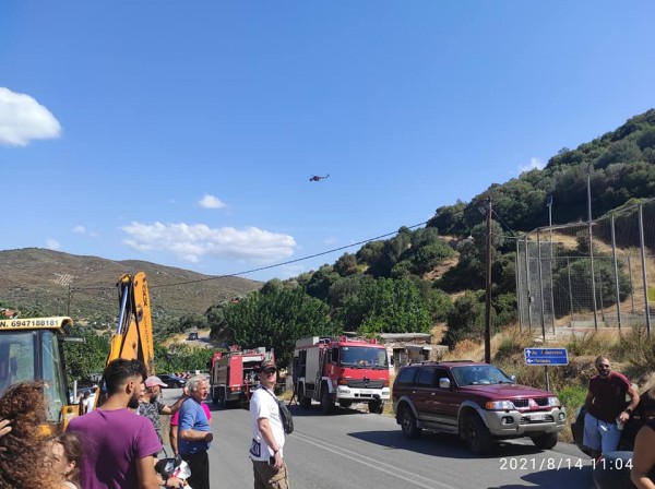 Τέθηκε υπό έλεγχο η φωτιά στις Πετριές