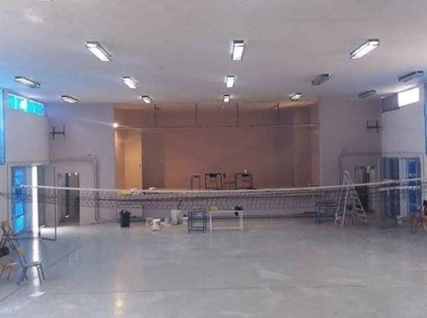 Ανακαίνιση στο κλειστό γυμναστήριο Λουτρών Αιδηψού