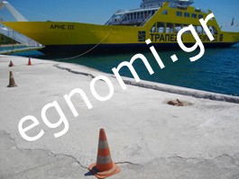 Λιμάνι Ερέτριας: Έπαθε καθίζηση η ράμπα